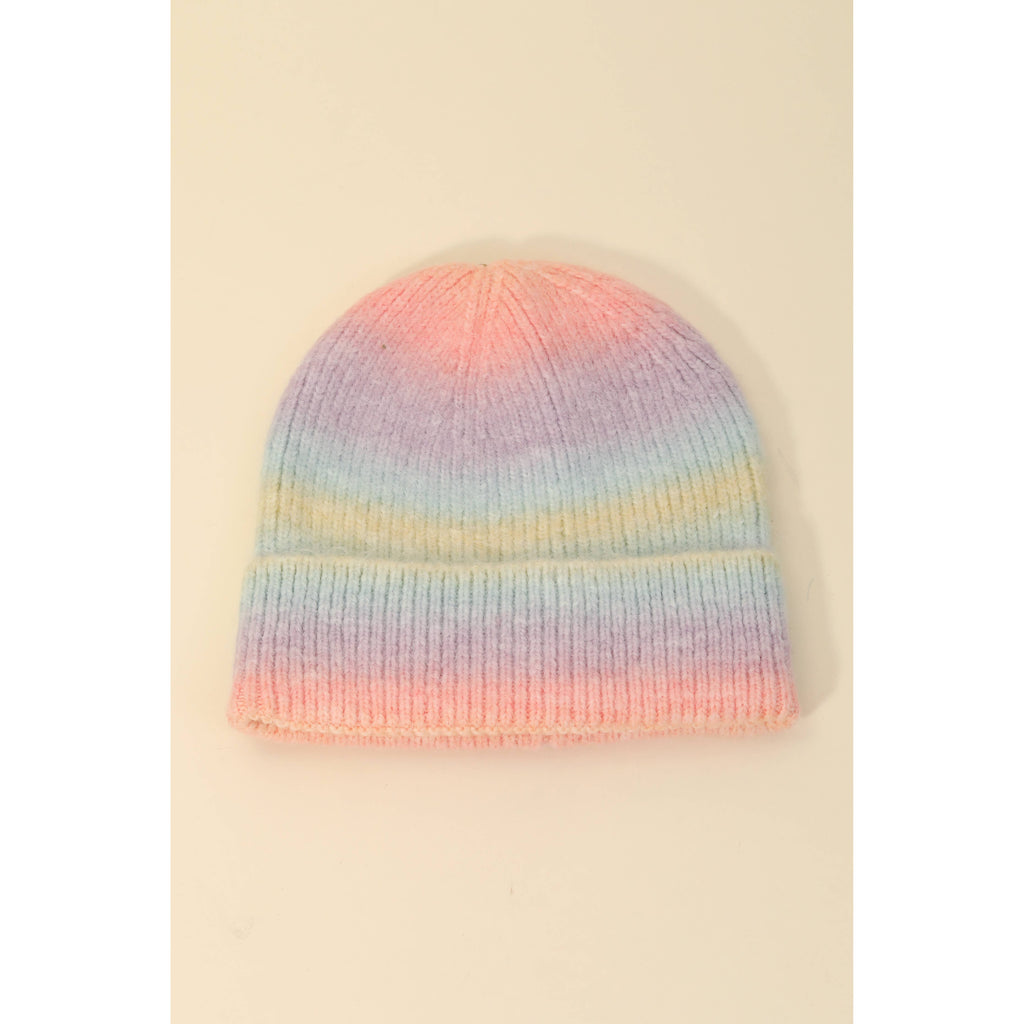 Ombre Rainbow Beanie
