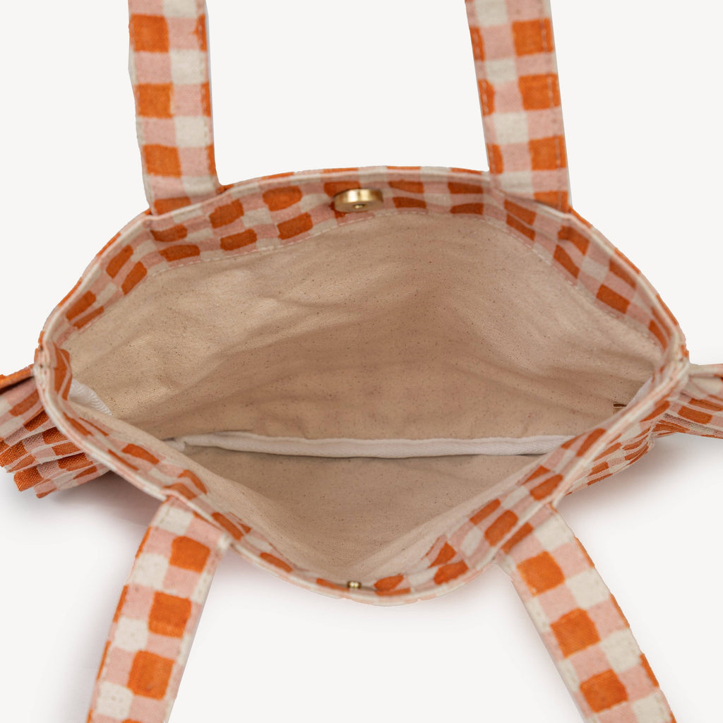 Momo Tote - Harvest Gold Gingham