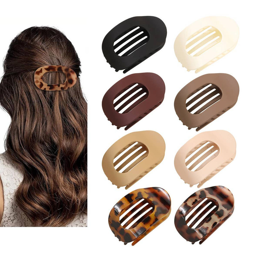 HOT-SELLING FLAT OVAL HAIR CLIP – STRONG HOLD &_CWMM4936