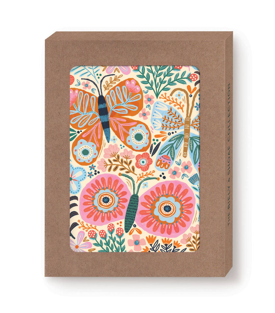 Butterflies Boxed Notes - Set Of 10
