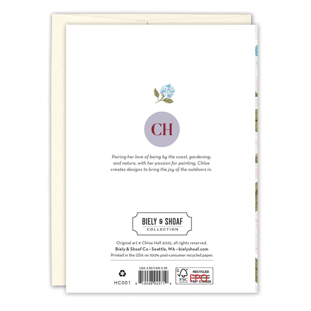 Hydrangea Birthday Card