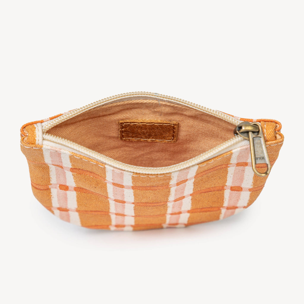 Half Moon Pouch - Ember Plaid
