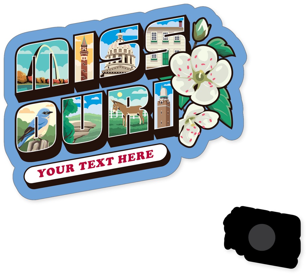 Magnet - Misssouri Block Letters