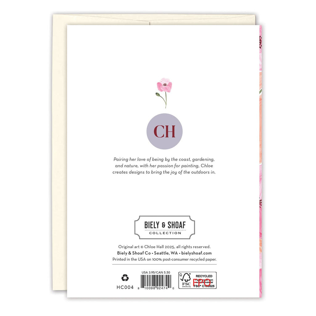 Watercolor Floral Congrats Card