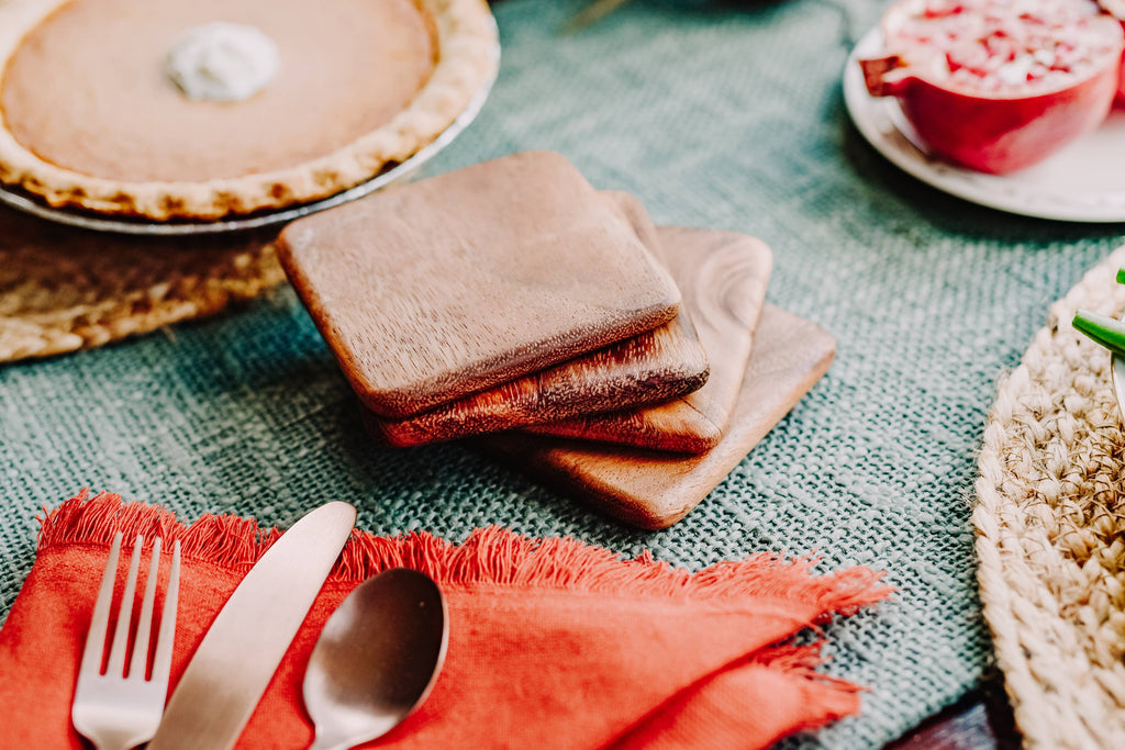 Tablerock Walnut Coasters - Set of 4