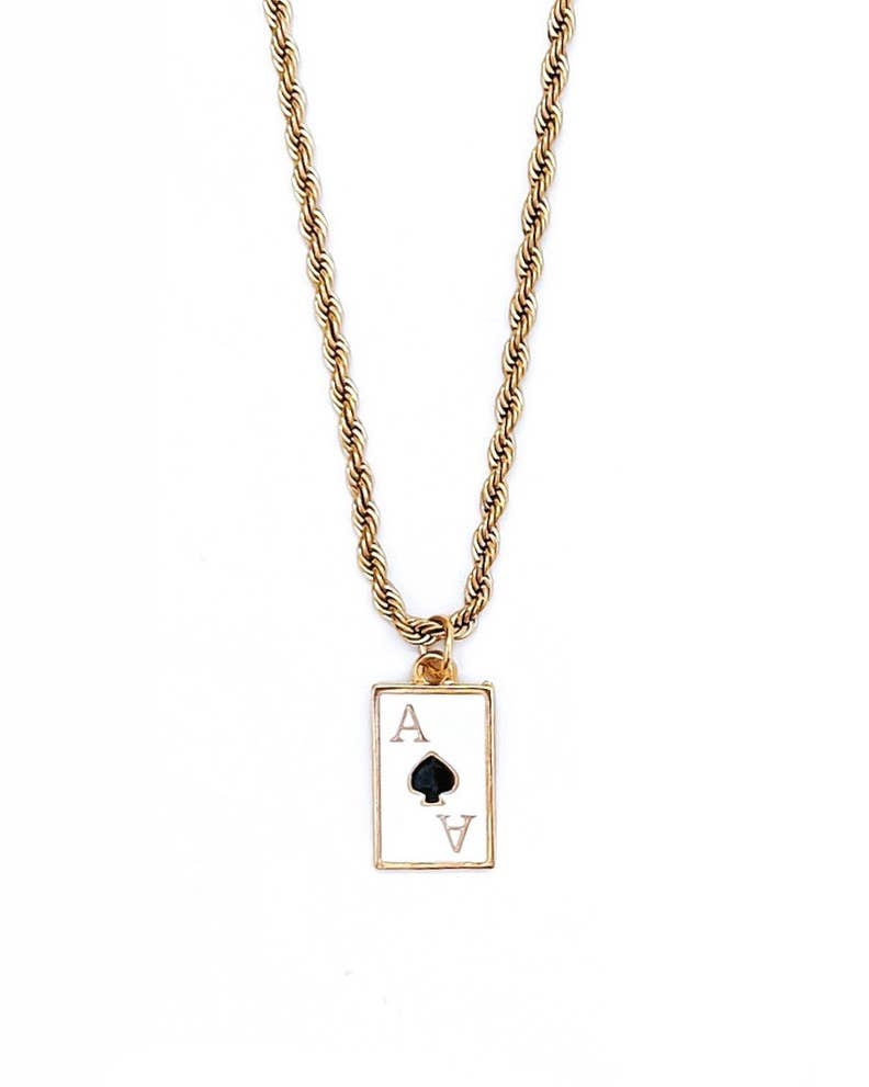 Ace of Spades Necklace