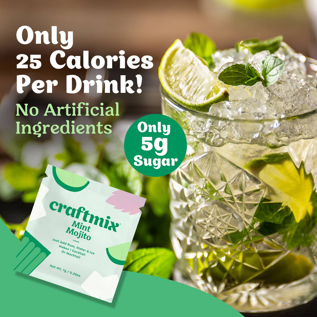 Mint Mojito Cocktail Mixer - Single Packets / Caddy Refills