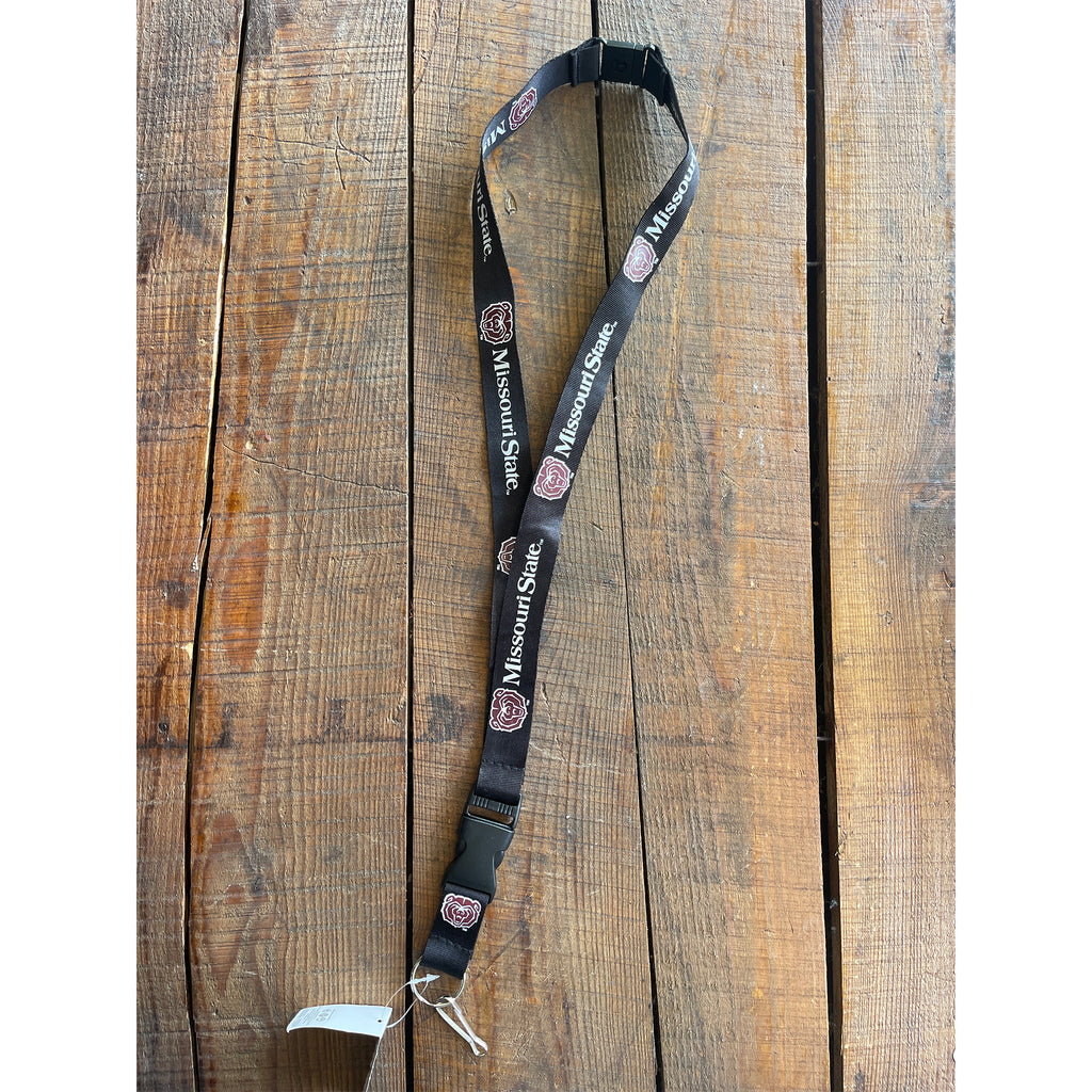 NCAA Missouri State Bears Team Lanyard, Black