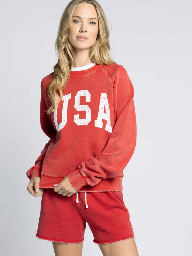 Jordan Sweatshirt - Red USA