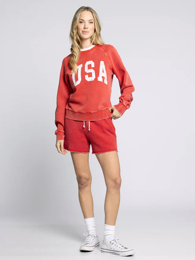 Jordan Sweatshirt - Red USA