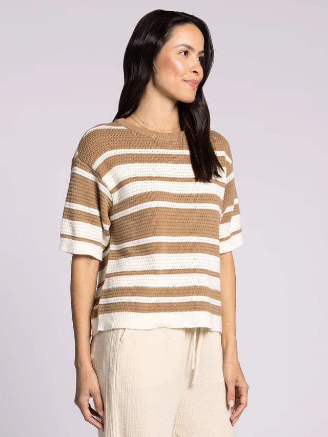 Viola Sweater - Ivory Brown