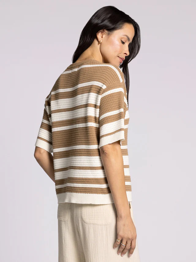 Viola Sweater - Ivory Brown