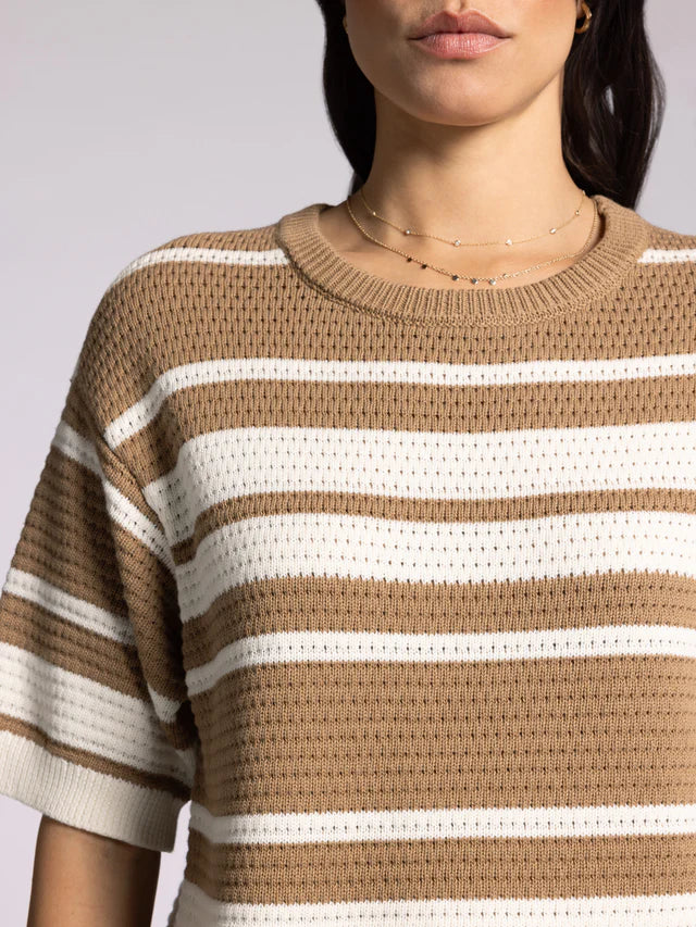 Viola Sweater - Ivory Brown
