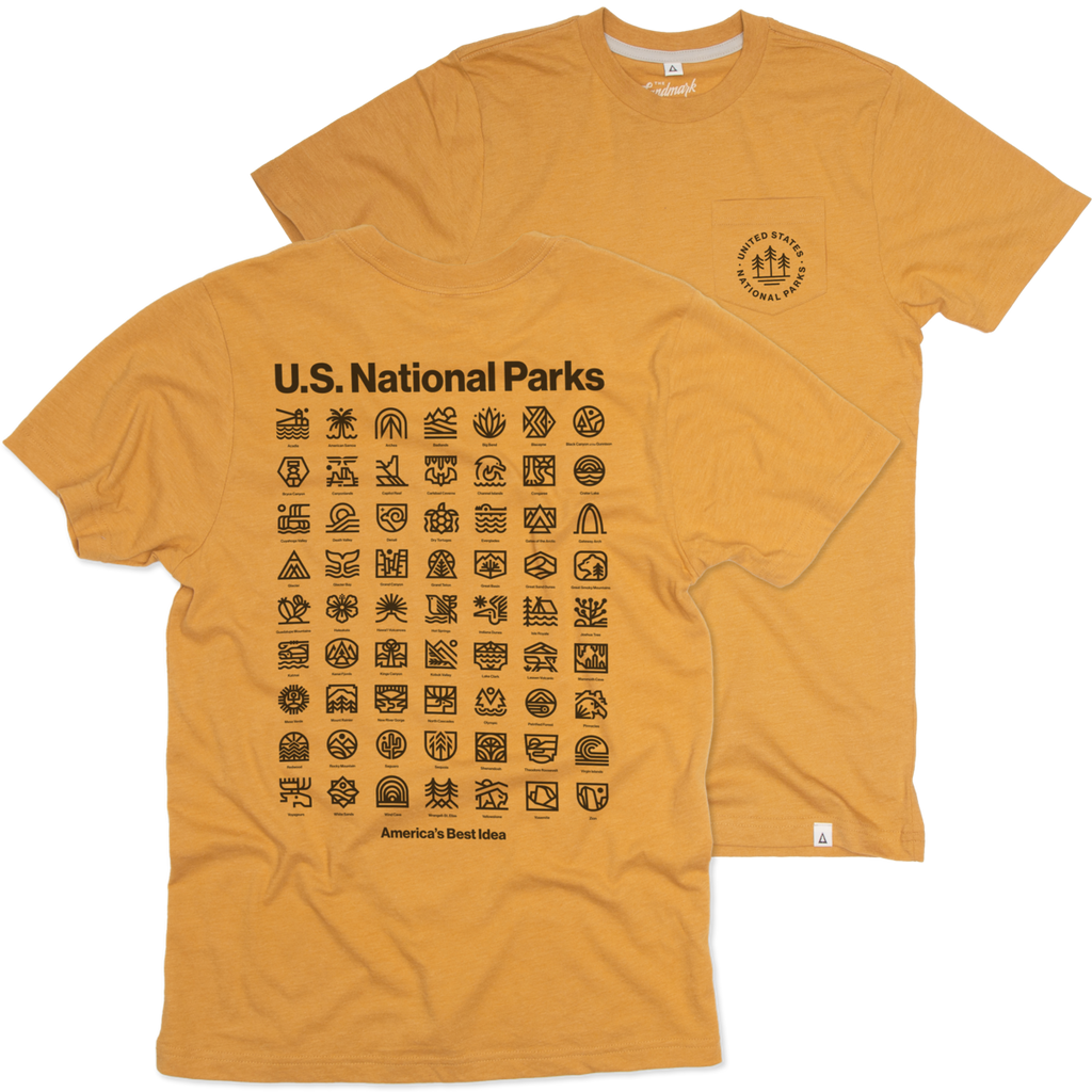 U.S. National Parks Pocket T-shirt
