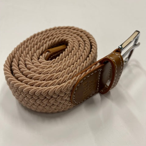 Woven Stretch Belt - Khaki