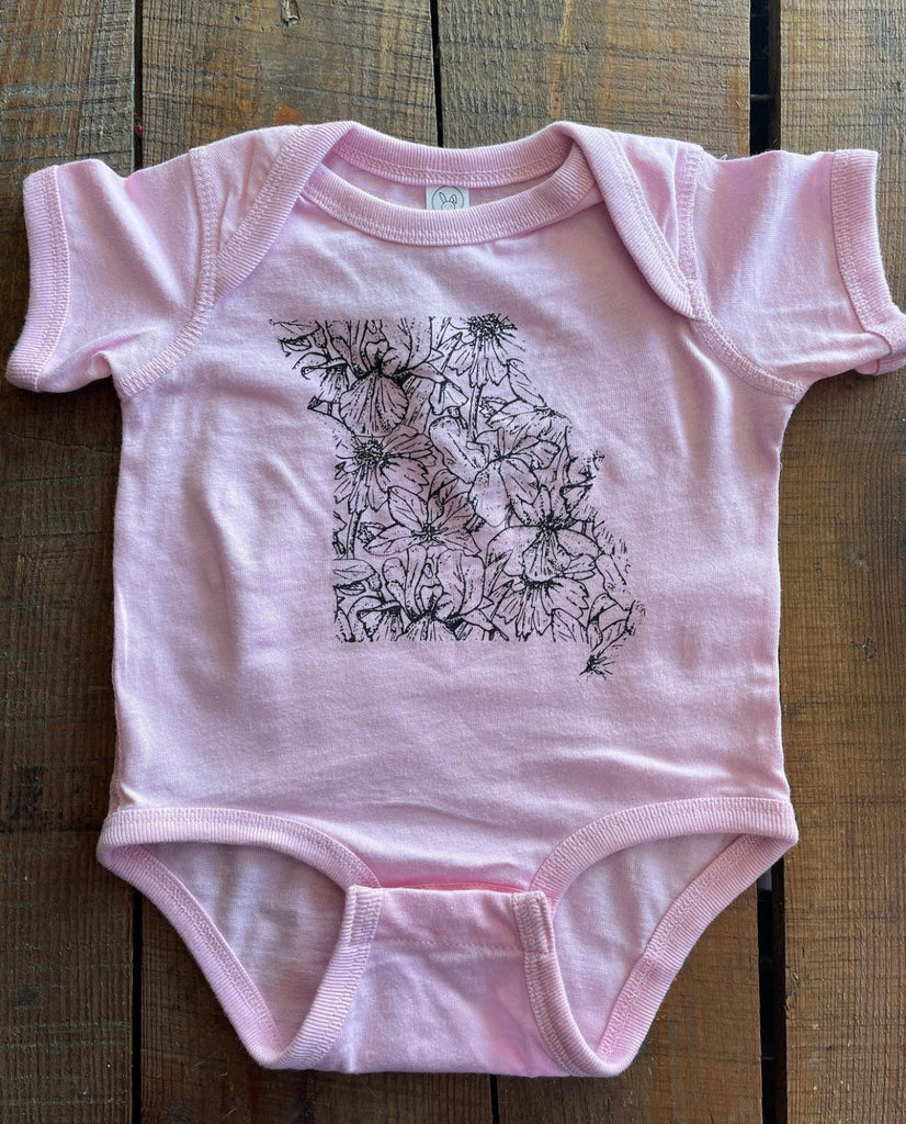 Missouri Flower Onesie