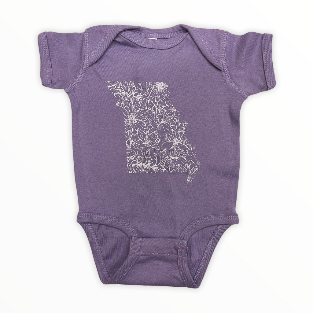 Missouri Flower Onesie - Lavender