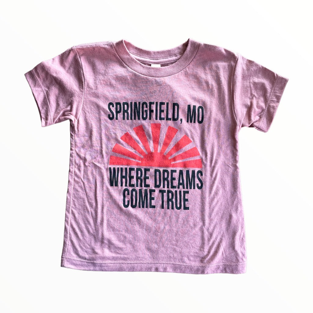 Springfield Dreams Toddler Tee - Mauve
