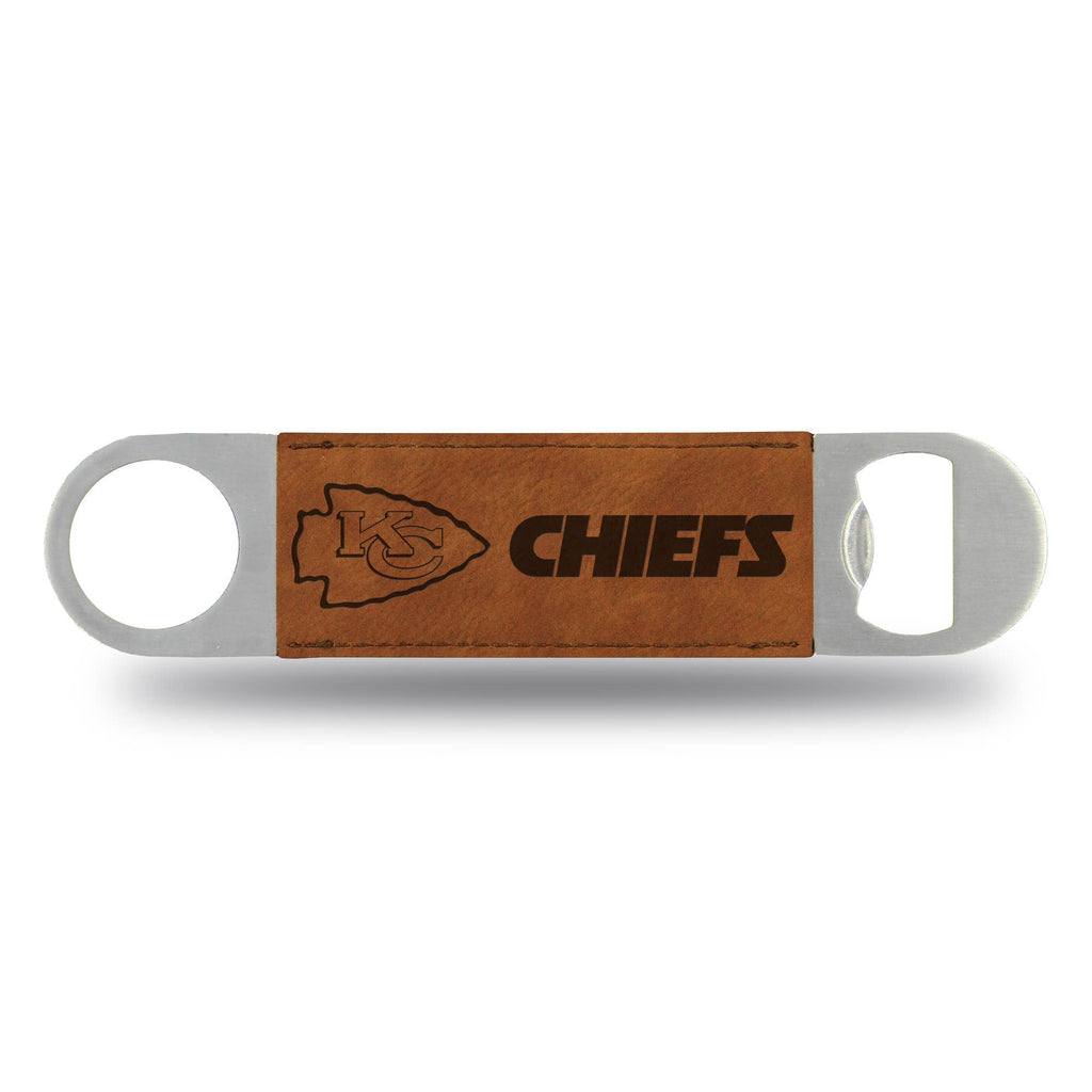 KC Chiefs Laser Engraved Bar Blade, Brown