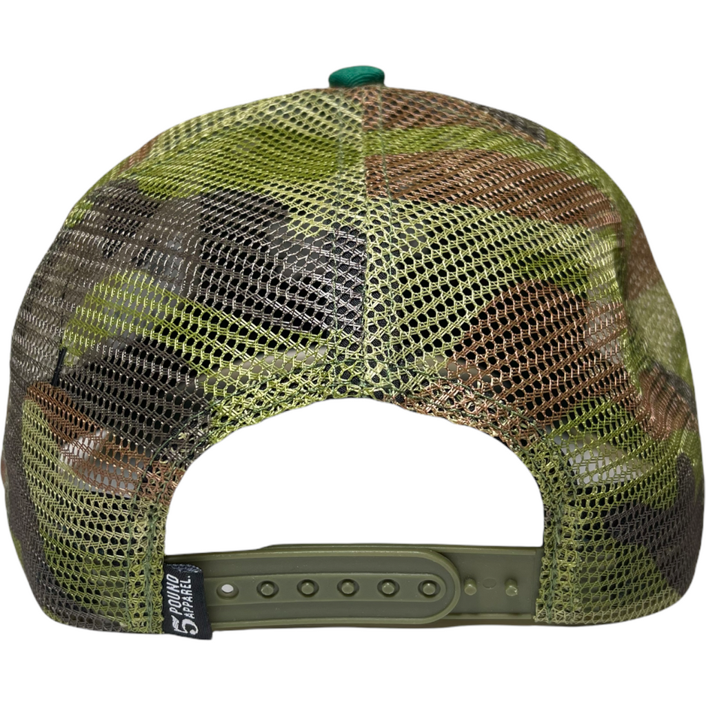 Platte Hat - Camo/Grn/Blk