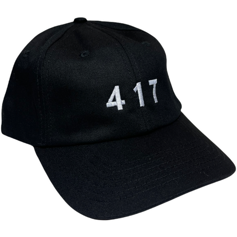 417 Dad Hat - Black