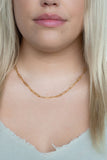 Luxe Gold Paper Clip Chain - 18