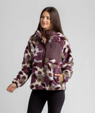 Tara Quarter Snap Berber Pullover