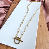 Luxe Gold Paper Clip Chain - 18