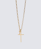 Cross and Mini Key Necklace