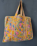 Handmade Cotton Quilted Market Bag