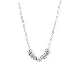 Roundel Bead Necklace | 14k Gold Fill & Sterling Silver