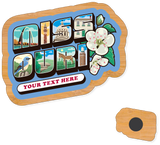 Magnet - Misssouri Block Letters