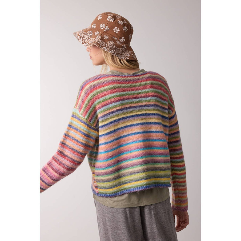 Rainbow Knit Sweater