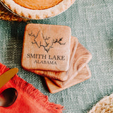 Tablerock Walnut Coasters  -  Set of 4