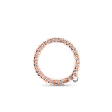 Millennial Pink - Small Spiral Hair Coils, Hair Ties, 3-pack