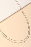 Dainty Layered Coin Choker Necklace