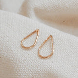 Hammered Teardrop Earrings | 14k Gold Fill & Sterling Silver