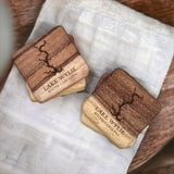Tablerock Walnut Coasters  -  Set of 4