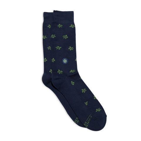 Socks that Protect Turtles (Navy Turtles): Small