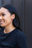 Bow Studs - Red Glitter // Jewelry, Earrings, Game Day, Christmas