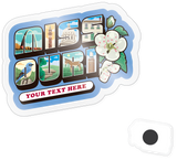 Magnet - Misssouri Block Letters