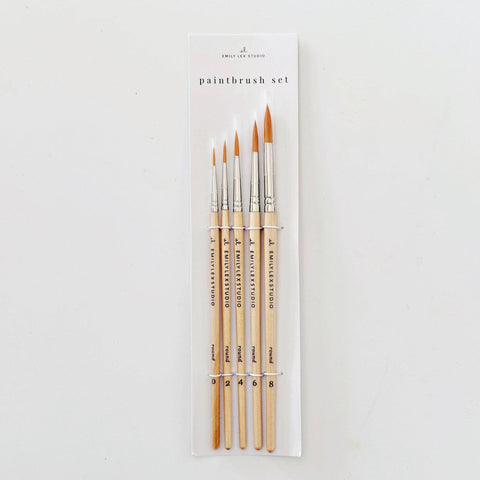 Watercolor Paintbrush Set