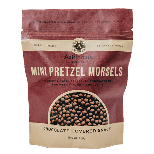 Chocolate Covered Mini Pretzel Morsels (6 pouches)