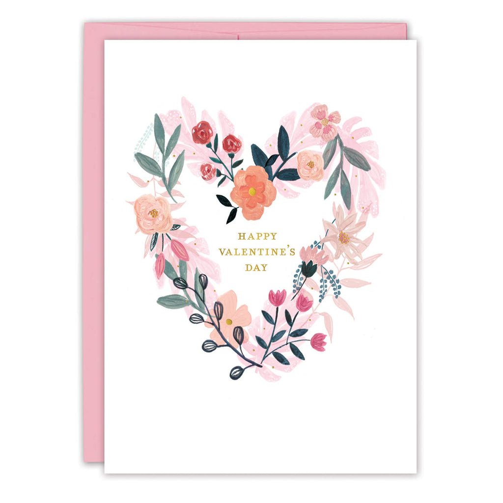 Floral Heart Valentine