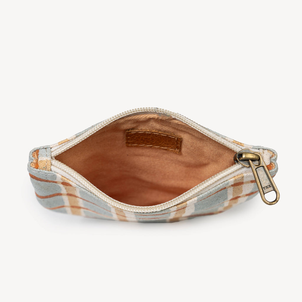 Half Moon Pouch - Powder Plaid