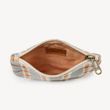 Half Moon Pouch - Powder Plaid