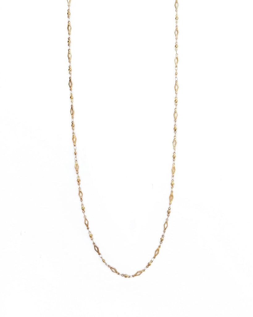 Merida Long Fancy Link Chain Necklace || Choose Style