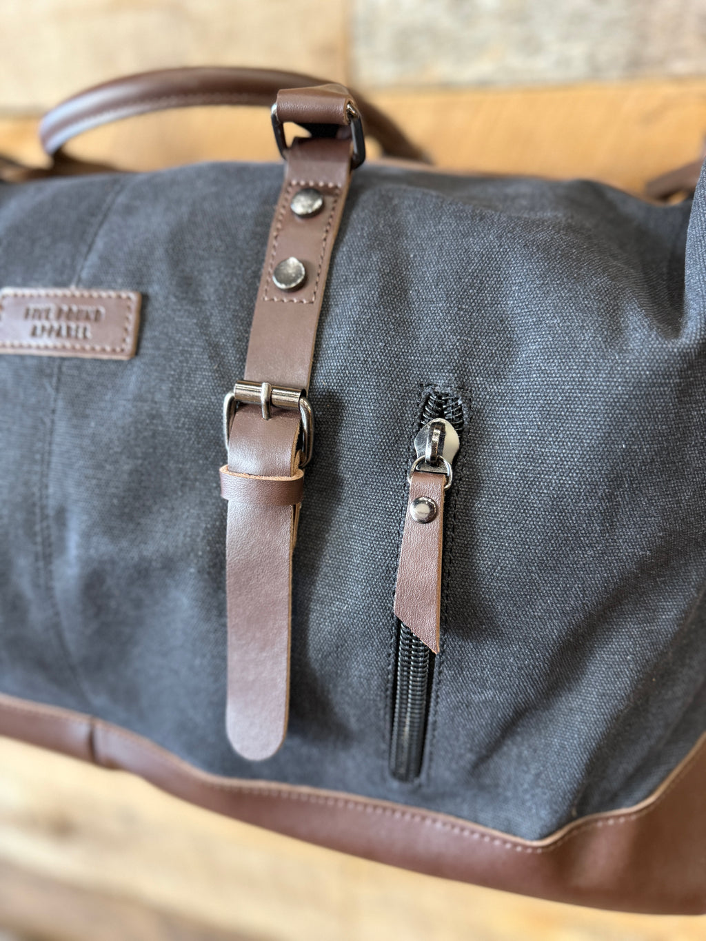 Canvas Leather Weekender Duffle Bag | Travel, Gym & Carry-On Bag