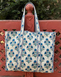 Handmade Cotton Quilted Market Bag