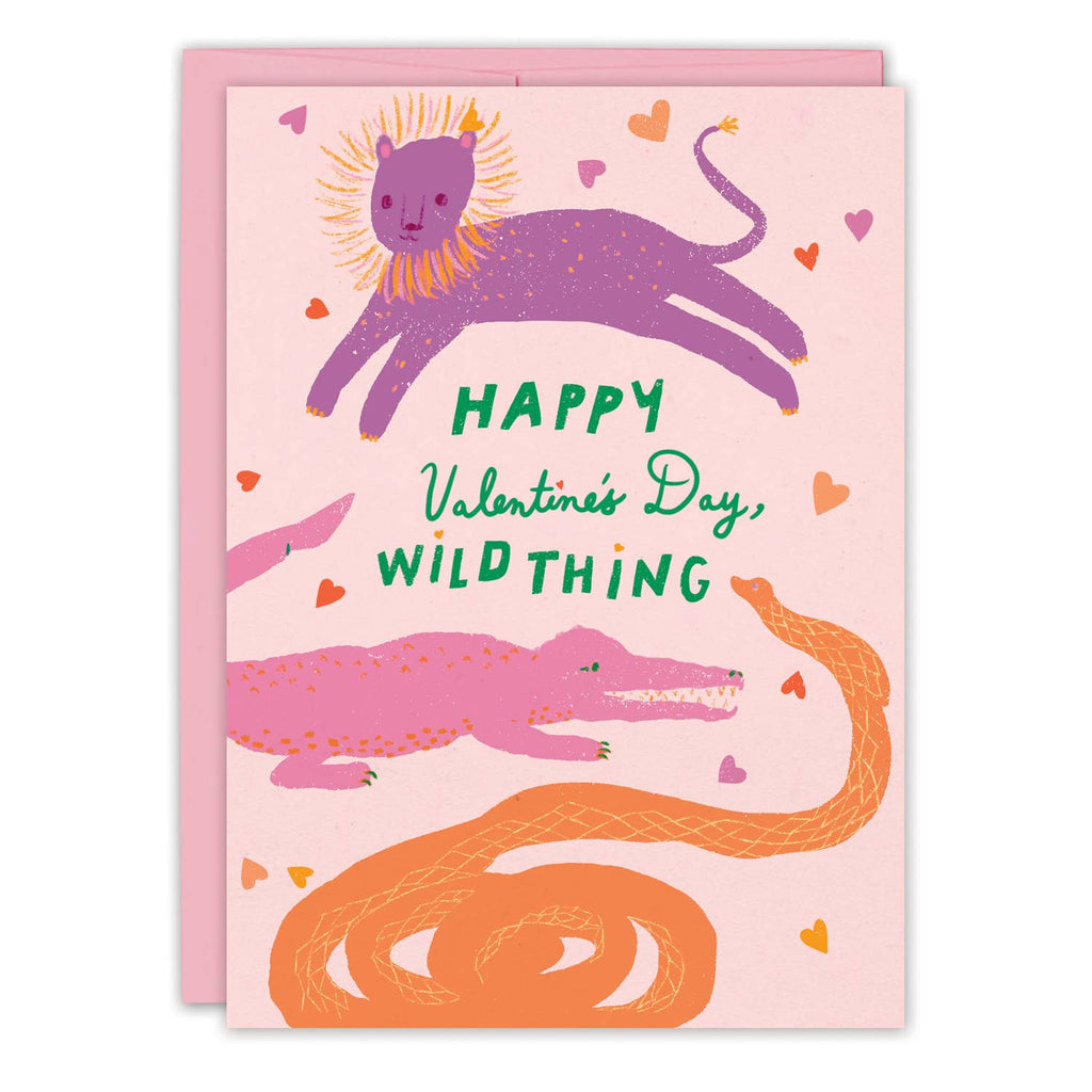 Wild Thing Valentine's Day Card